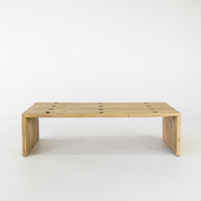 Noosa Iron Stud Coffee Table with 2 Legs