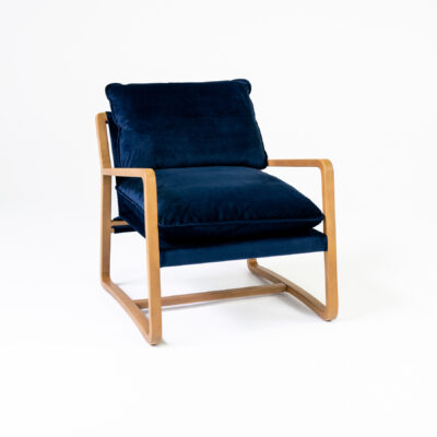 Fraser Occasional Chair in Navy