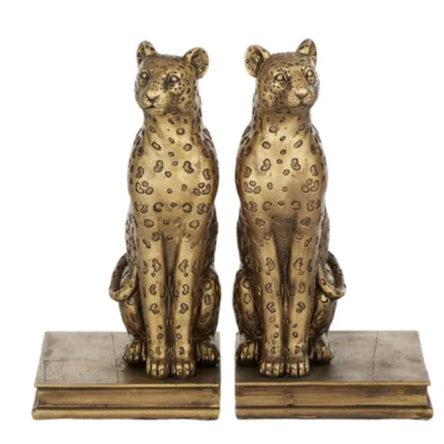 Leo Leopard S/2 Bookends