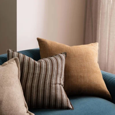 Rome Bronze Square Cushion