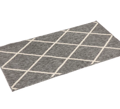Tucson Grey Diamond Pattern Outdoor Rug