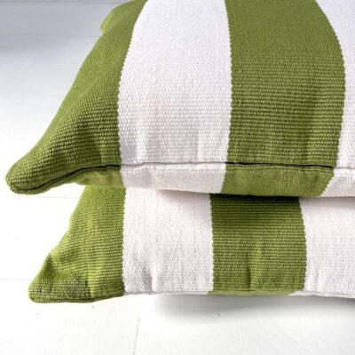 Outdoor Cushion -Sprout Deck Stripe