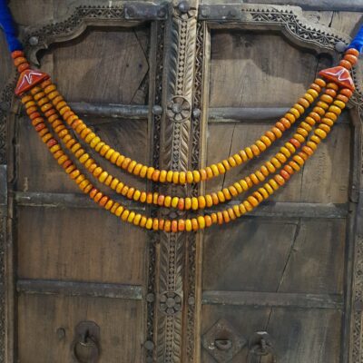 Moroccan Amber Resin Beads - Med