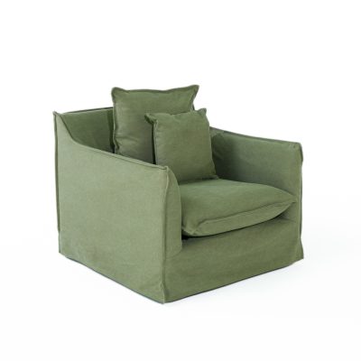 Byron Armchair In Olive Green