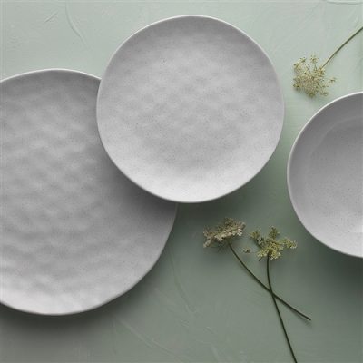 Speckle Milk Dinner Set 12pc