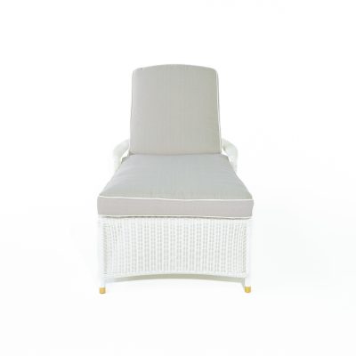 Amalfi Outdoor Sunlounge White