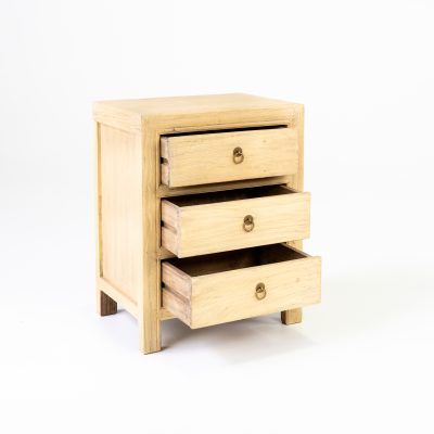 Noosa 3 Drawer Bedside Table