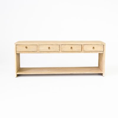 Noosa 4 Drawer Low Console with Shelf