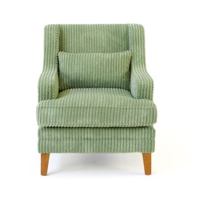 Candice Corduroy Mint Armchair