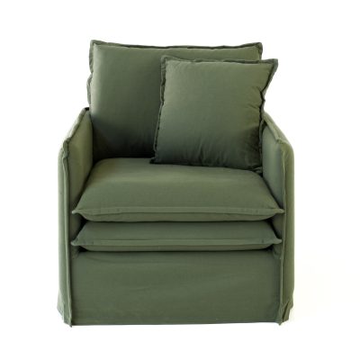 Seahaven Armchair in Olive Green