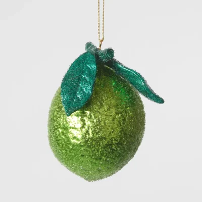 La Dolce Vita Glitter Lime Decoration
