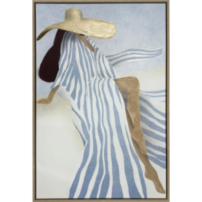 Beach Lady B Framed Art