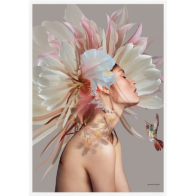 Nath in White Box Frame