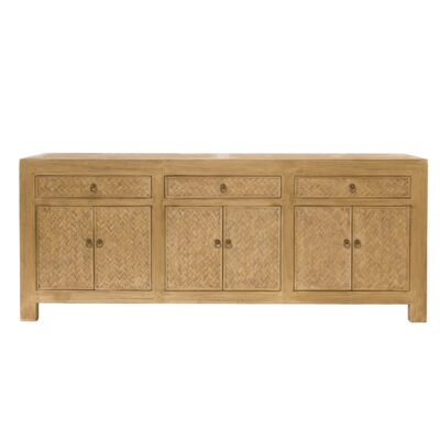 Noosa Palm - 3 Drawer 6 Door Cabinet