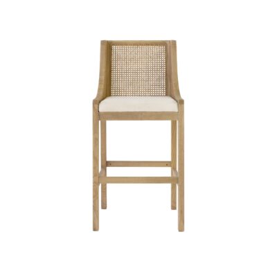 Maison Bar Stool with Upholstered Seat