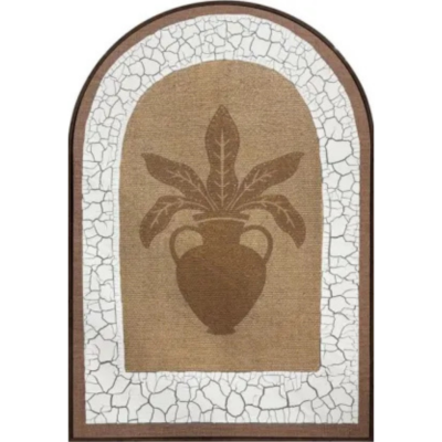 Avada A Arch Framed Art - Chocolate Burl Look